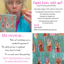 Load image into Gallery viewer, DUO DEAL HEN PAINTING WORKSHOP